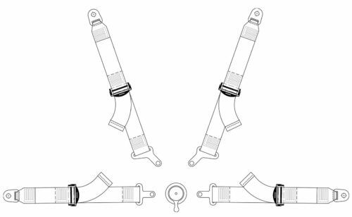 4Point Lever Harness 2in Industrial Static 1