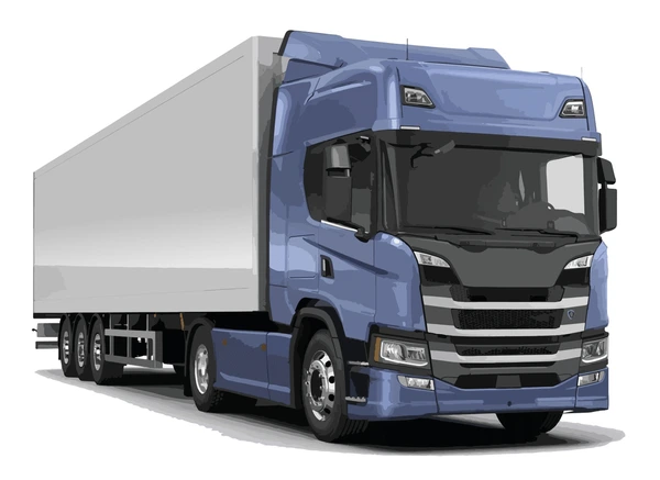 modern blue truck cargo road 600nw 2324727771